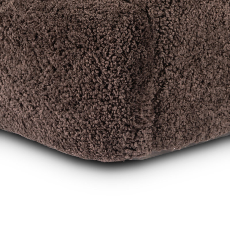 Julius Swivel Chair, Cocoa Shearling
