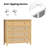 Sideboard Buffet Cabinet With 4 Drawers-1378351162