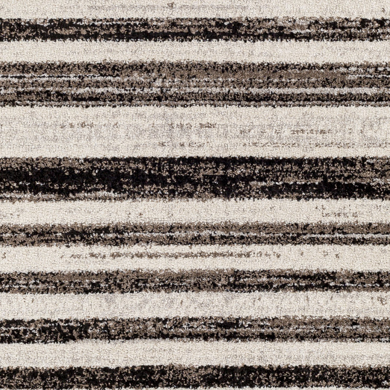 Striped Indoor Rug, Rectangle 6'7" x 9'