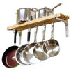 Wall mounted pot rack