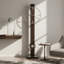Halo 80" Solid Wood Floor Clock