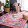 Demnan Area Rug In Pink & Orange