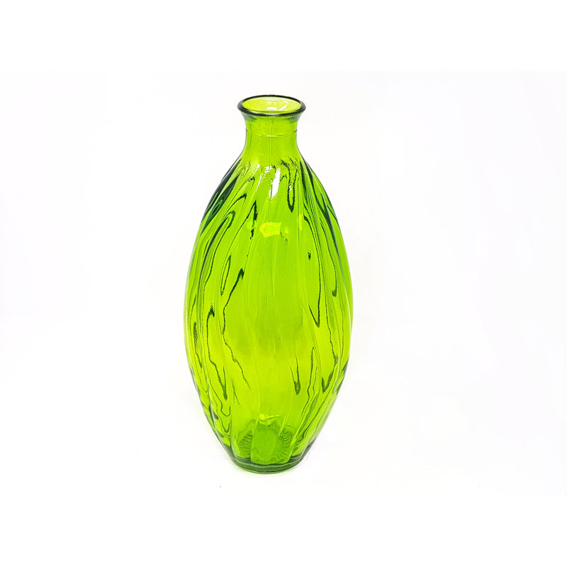Leonardo Glass Table Vase, Lime