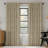 Indigo Road by Egypt Sherrod Coppa Leaf Motif Magnetic Closure 100% Blackout Back Tab Curtain Panel-110961545-110961548