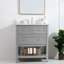 Ensemble de meuble-lavabo simple 30 po Bonsai-1489830446