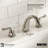 Karran Fulham 8 In. Widespread 2-Handle Bathroom Faucet With Matching Pop-up Drain-62934984