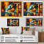 «Colorful Montreal City IV», reproduction sur toile-86580631-86580632