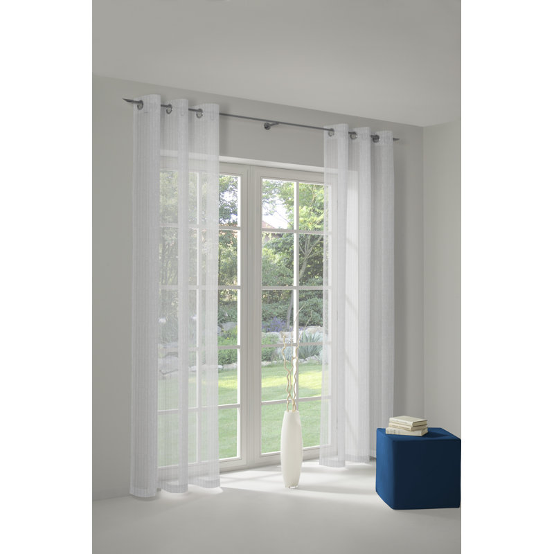 Carnmore Semi Sheer Curtain, 450 W x 245 D cm