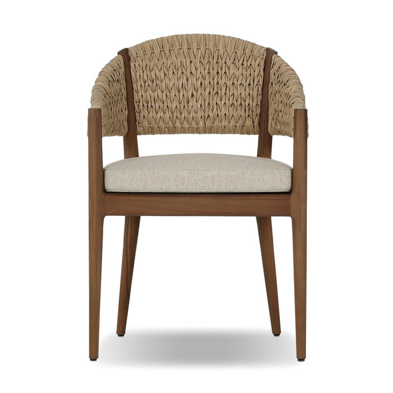 Atwood Outdoor Teak Dining Armchair