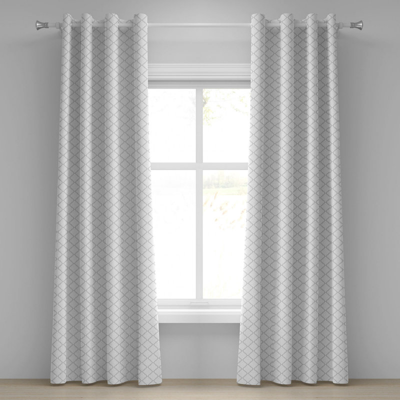 Sateen Blackout Curtain Pair, 50" W x 84" L