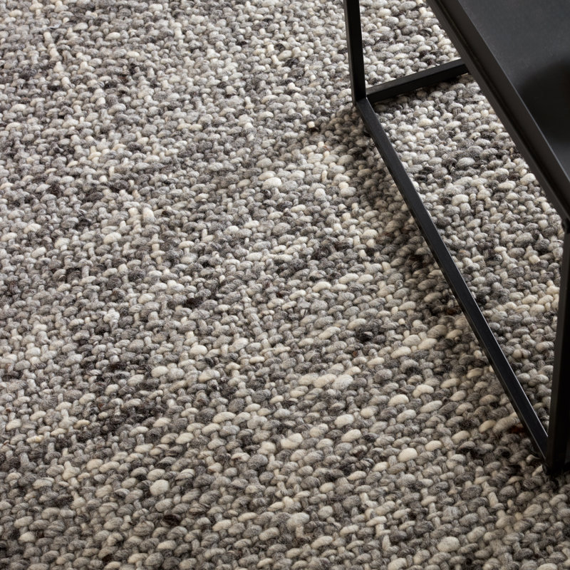 Tapis gris tissé à la main Jaipur Living Season (7 pi 9 po x 9 pi 9 po), Rectangle 7 pi 9 po x 9 pi 9 po