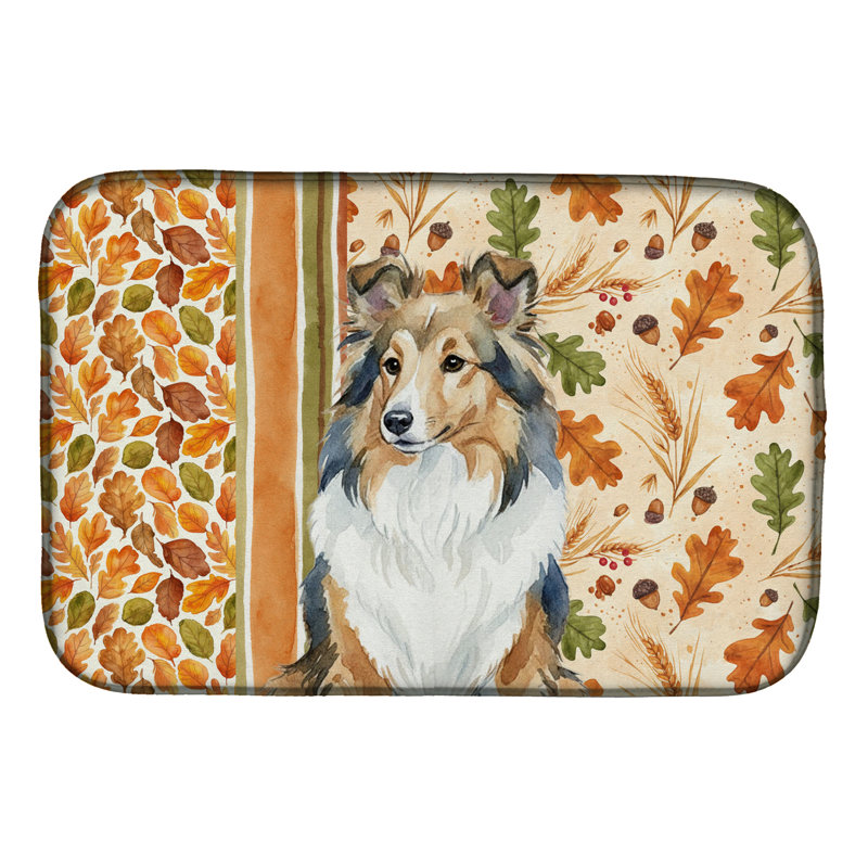 Tapis de séchage d'automne Sable Sheltie Heirloom