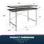 Ankoor Metal Base Writing Desk