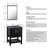 24'' Single Bathroom Vanity with Ceramic Top with Mirror-52443438
