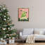 «Meowy Christmas Cat Tree - Floater Frame», impression sur toile-267257724-267257723