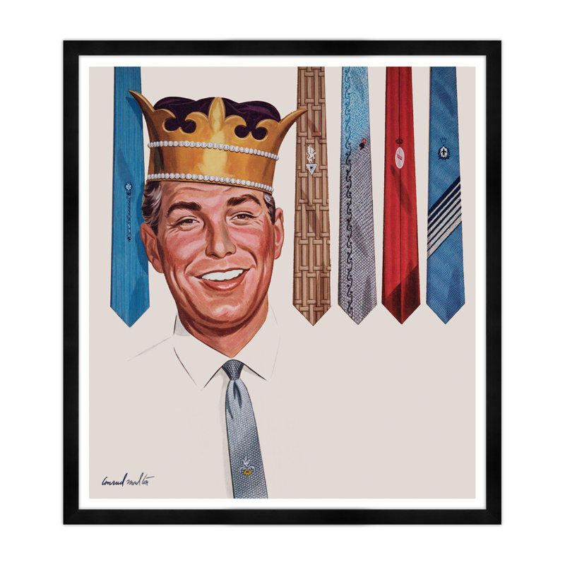 Moulton Collection " Tie King ", Black Framed