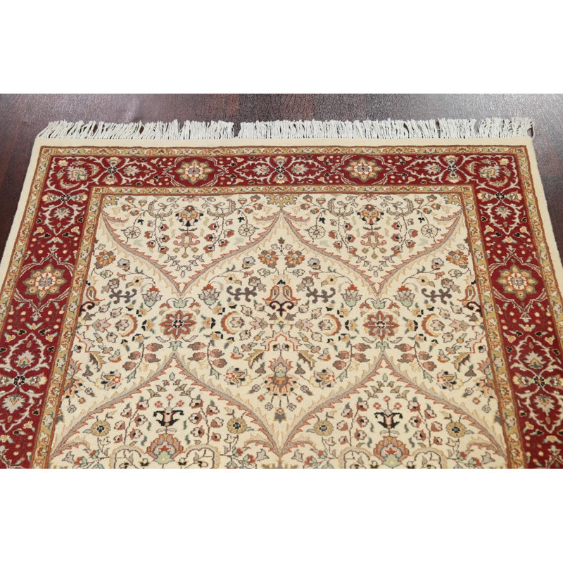 Tapis Aubusson en laine noué à la main 5 x 6