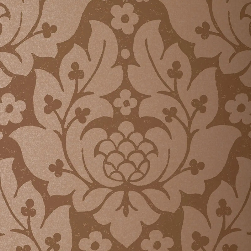 Fiore Damask Wallpaper, Mocha