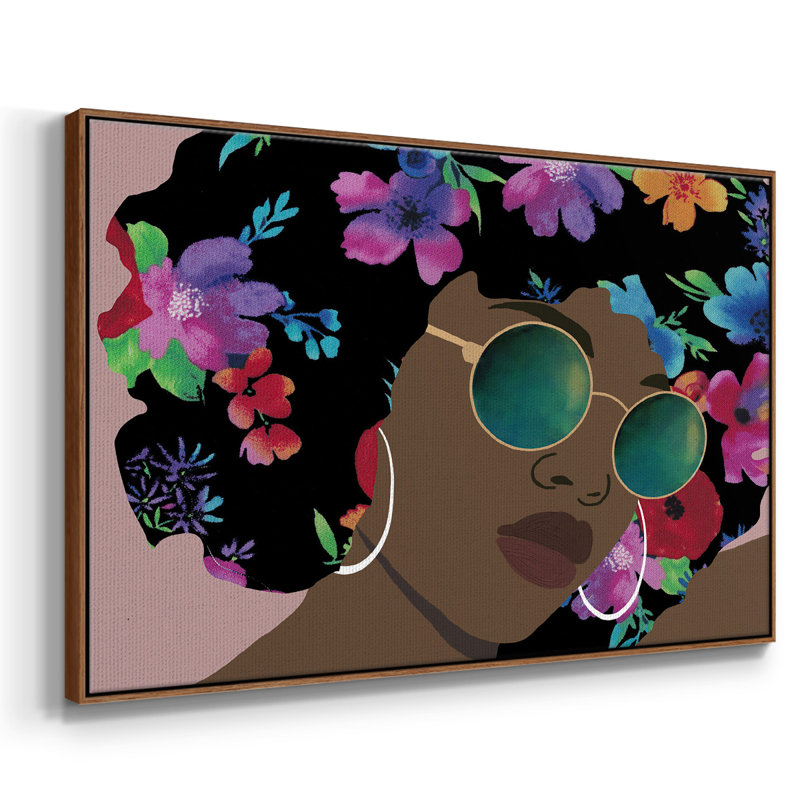 «Butterfly Diva Iompemium», reproduction encadrée, H 17 po x l 25 po x P 2 po, Cadre noyer