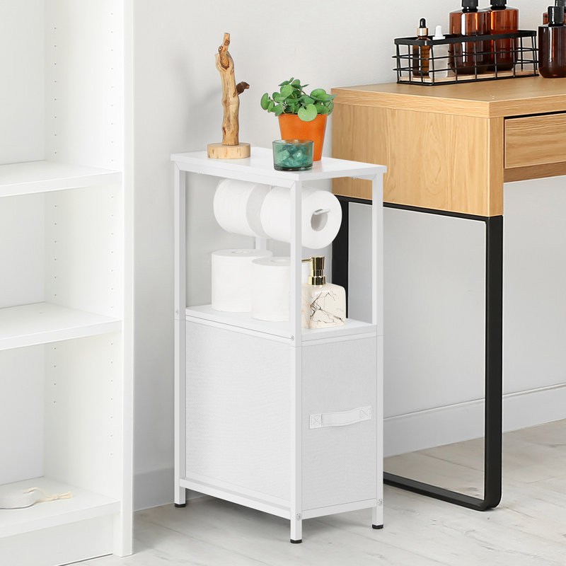 Porte-papier hygiénique blanc