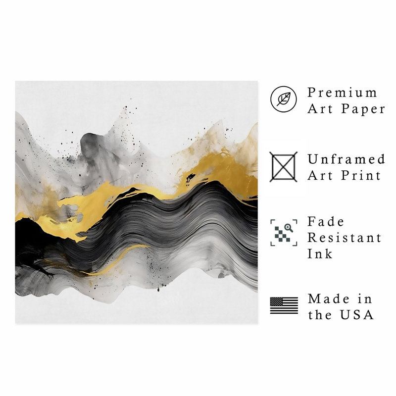 «Abstract Ethereal Dreams», reproduction d'art moderne sans cadre, H 14 po x l 14 po