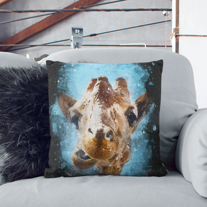 Square Throw Cushion, 40cm H x 40cm W x 15cm D