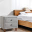 Table de chevet Cleo Grey Boucle