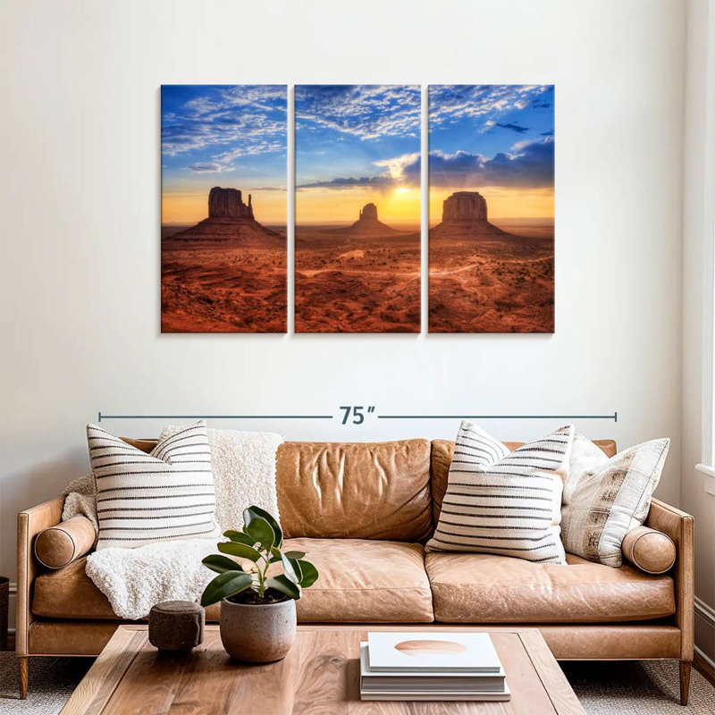 Alvord Monument Valley en Arizona, H 36 po x l 57 po