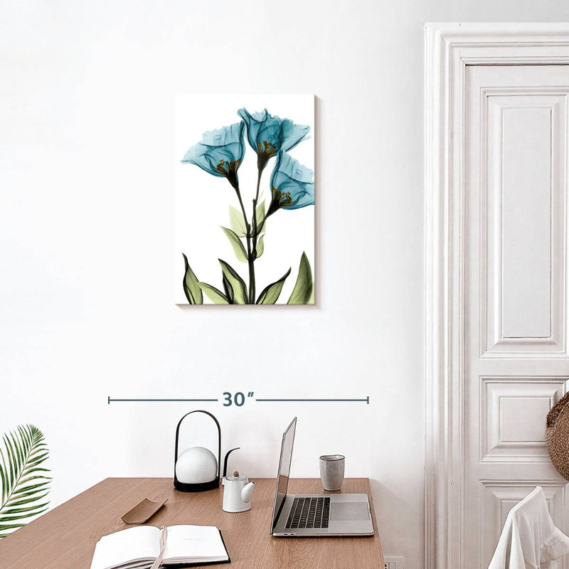 Harnek Gentian, 24" H x 16" W