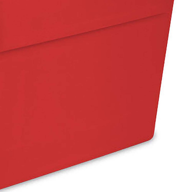 Sterilite Plastic Stackable Storage Tote Container Bin, Red, 72 qt, 8