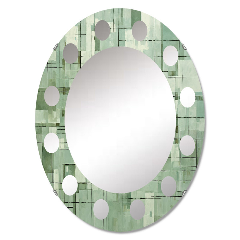 Concerto - Miroir mural moderne ovale, 30 po x 20 po