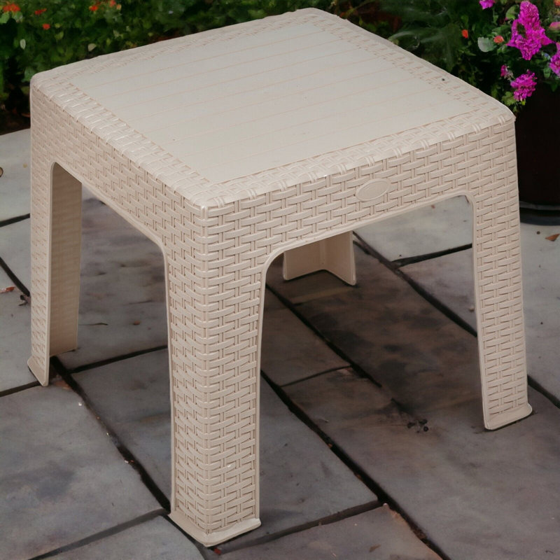 Addlyn Square Outdoor Coffee Table , 43cm cm W 43cm cm D, Beige