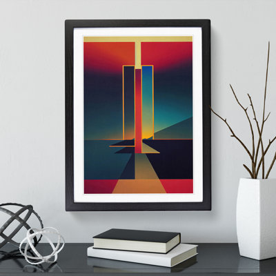 Bold Abstract Sunset - Wall Art