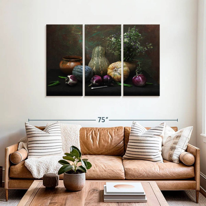 Yarlin Garden Vegetables, 36" H x 57" W