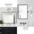 Amzie 1 - Light 23.6"W Dimmable LED Chrome Iron 3000K/4000K/5000K 3CCT Adjustable Vanity Light-597051119