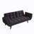 Kuebbing 74'' Velvet Convertible Sofa-162008040