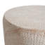 Table d'appoint d'extérieur / d'intérieur en béton léger, finition travertin