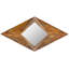 Miroir Mural En Diamant De Cuivre Brûlé