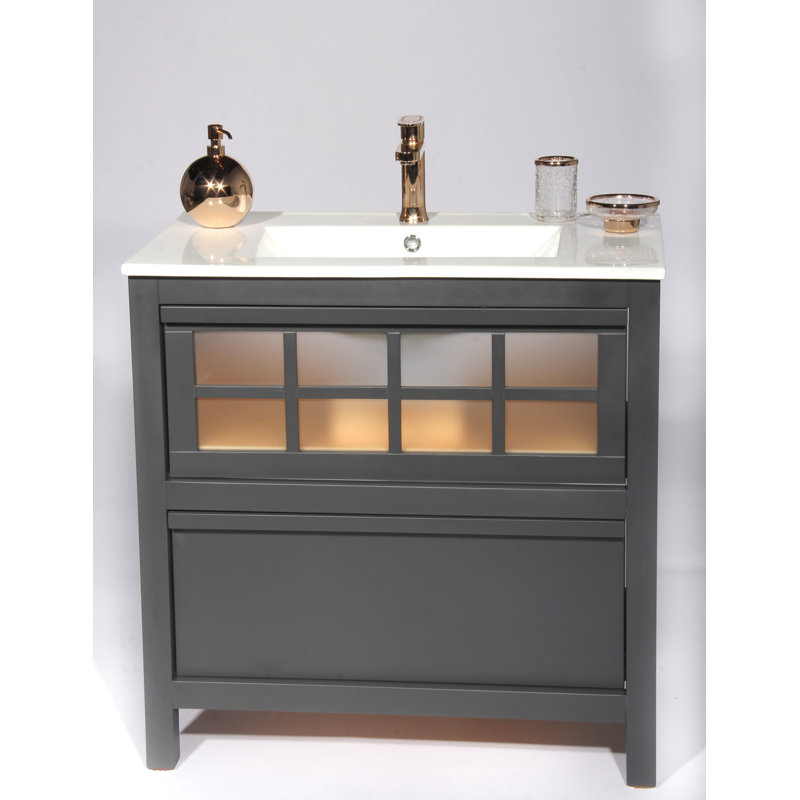 Ensemble de meuble-lavabo simple 40 po Maryjayne
