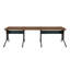 Bureau de luxe en forme de L avec option de bureau d'équipe en ligne