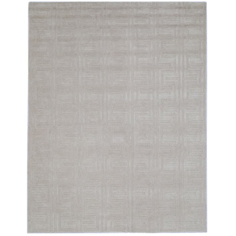 Justyn Hand Tufted Indoor Rug, Rectangle 5' x 8'