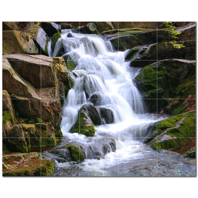 12 in. x 12 in. Ceramic Decorative Mural