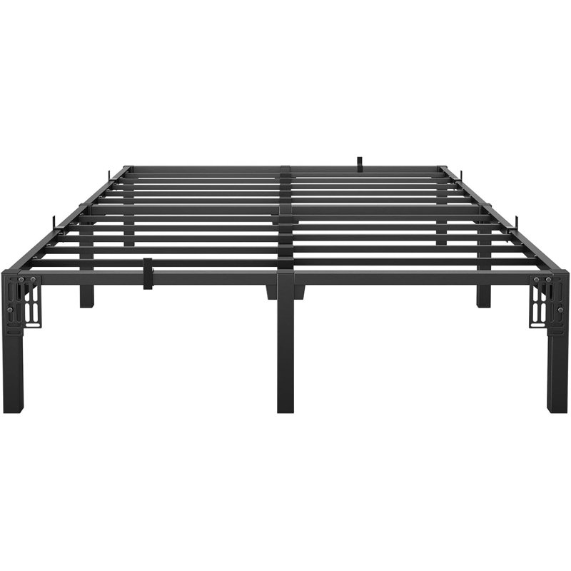 Twin Size/Full Size/Queen/King Size Bed Frame, 6"/8"/14 " High Platform Bed Frame, w/Storage Space, Heavy Duty Steel Slat Support