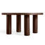 Table basse ronde en bois massif Darthie 