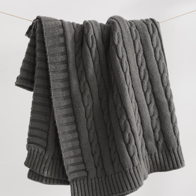 100% coton, couverture pour tout-petits en tricot torsadé, douce et respirante, texture légère, 30 po x 40 po, paquet de 1