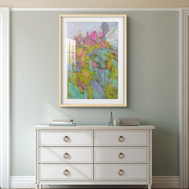 Rise and Bloom - impression encadrée, H 25,5 po x l 17,5 po, Naturel