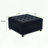 Square Storage Ottoman with Tufted Design and Nailhead Trim-1530374672