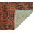 One-of-a-Kind 3'3 x 10'7 New Age Runner Wool Area Rug in Navy and Orange