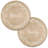 Heil Embroidered Round Placemat