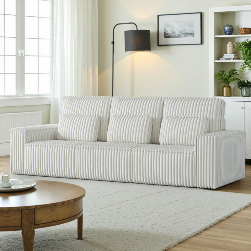 Canapé rembourré Belmont, Beige